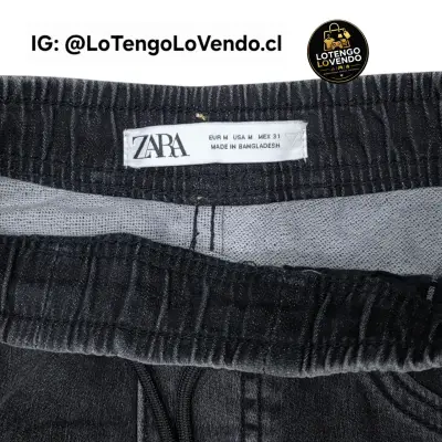 Shorts de mezclilla gris oscuro - miniatura 4