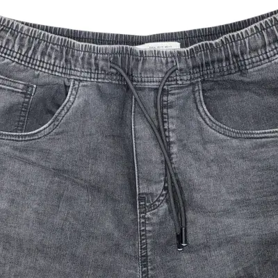 Shorts de mezclilla gris oscuro - miniatura 5