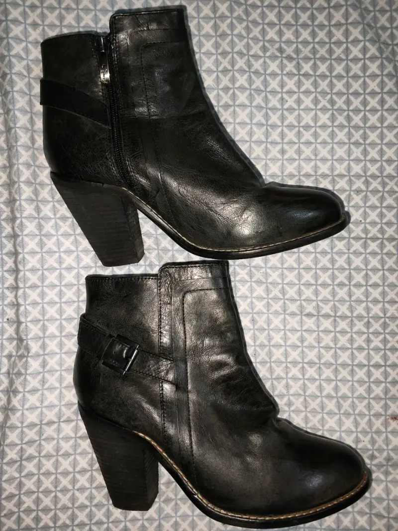 Botin gacel    de cuero negro 38 - 2