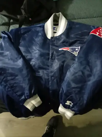 Chaqueta deportiva Patriots azul - miniatura 1