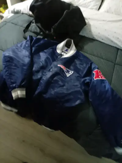 Chaqueta deportiva Patriots azul - miniatura 3
