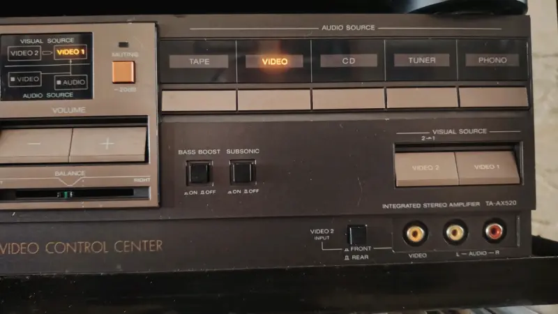 Amplificador Sony TA-AX520 vintage - 3