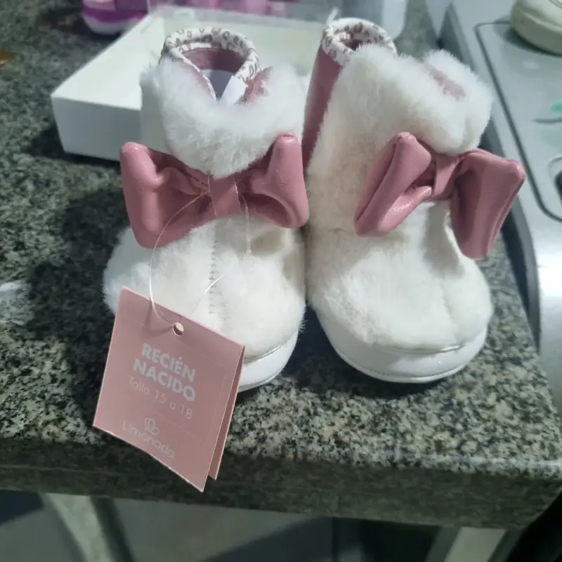 Botas de bebé rosas Limonada - 3