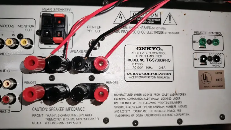 Amplificador Onkyo TX-SV303PRO - 5