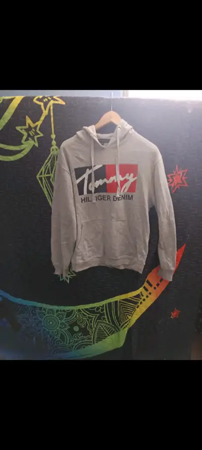 Polerón Tommy Hilfiger gris - miniatura 1