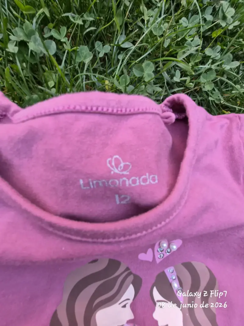 Conjunto infantil morado y azul - 3