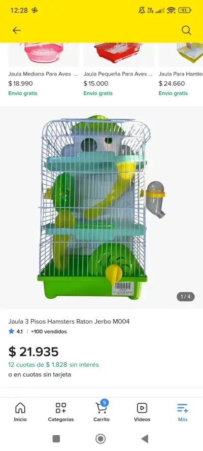 Jaula para hamster - miniatura 5