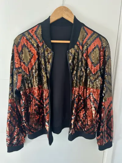 Chaqueta con lentejuelas - miniatura 1