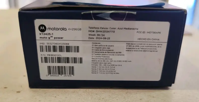 Moto G24 Power sin uso - 3