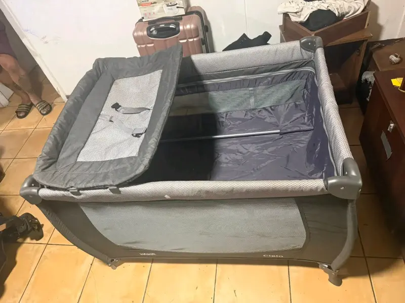 Cuna corral Infanti Cielo gris - 2