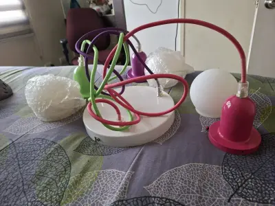 Lámpara de techo colorida moderna - miniatura 2
