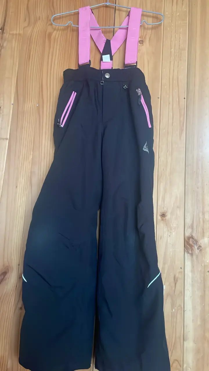 Traje de esquí Columbia azul y negro talla 8 - 3