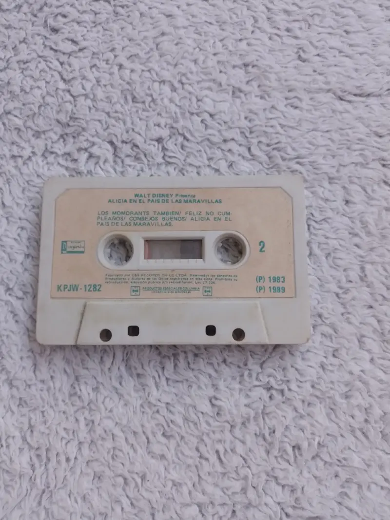 Cassette Alicia en el País de las Maravillas - 2