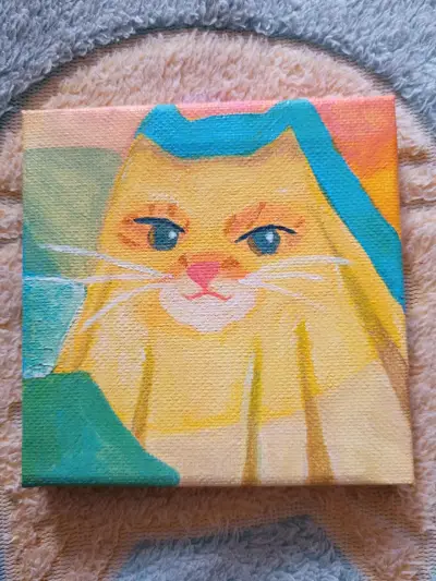 Cuadro de gato fantasma - miniatura 1
