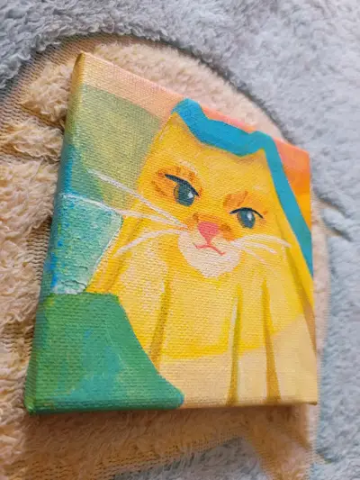 Cuadro de gato fantasma - miniatura 3