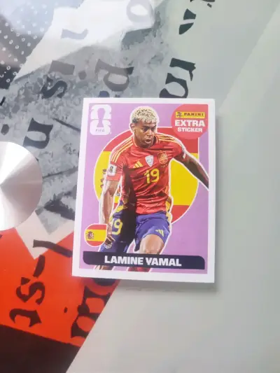Lamine yamal extra sticker rosado - miniatura 1