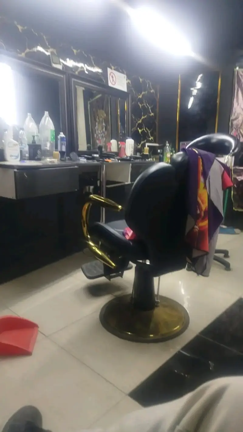 Silla de barbería con reposapiés - 2