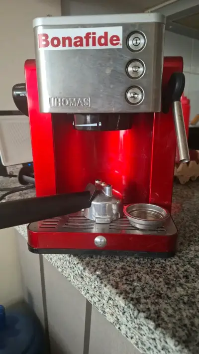 Cafetera espresso Thomas roja - miniatura 1