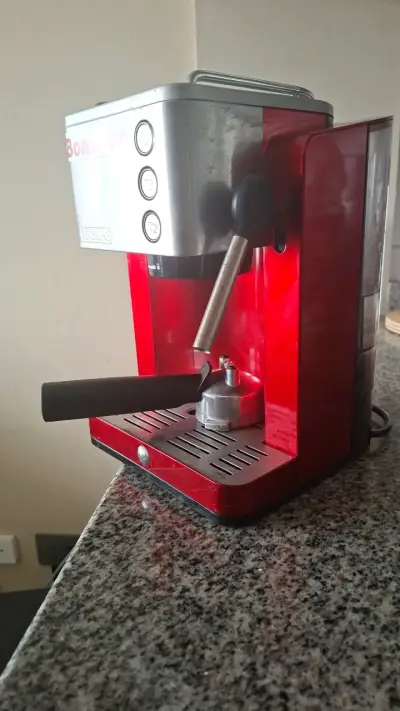 Cafetera espresso Thomas roja - miniatura 2