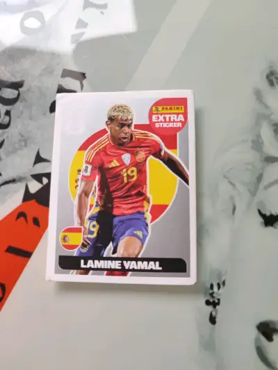 Lamine yamal extra sticker plata - miniatura 1