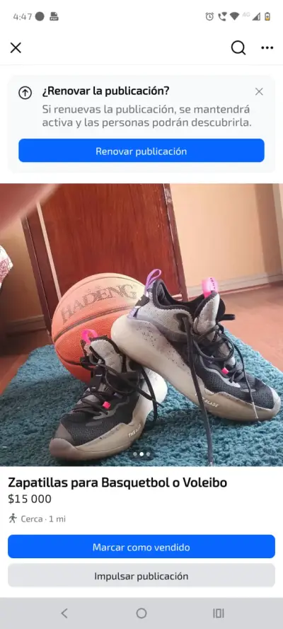 Zapatillas deportivas para básquetbol - miniatura 1