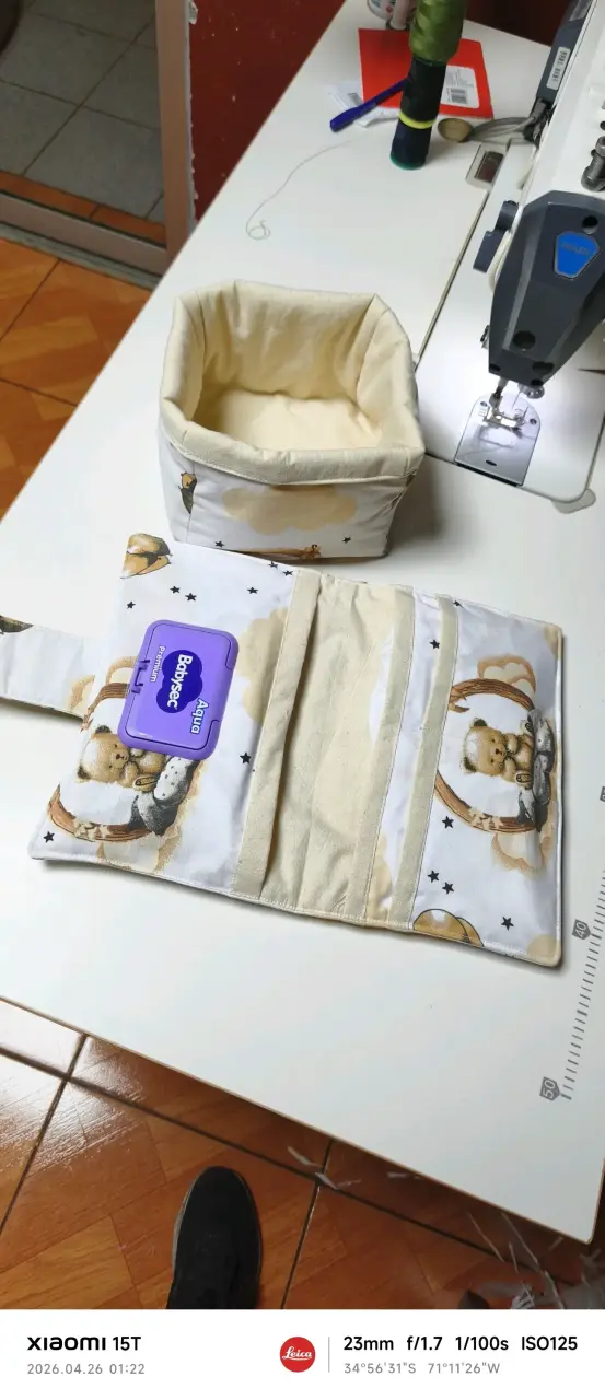 Set de porta pañales y organizador - 3