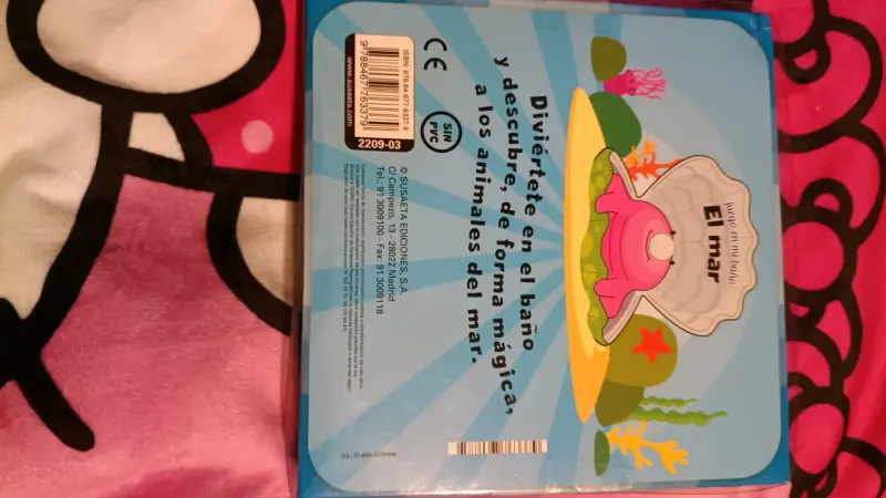 Libro de baño Color Mágico El Mar - 2