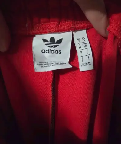 Pantalones deportivos rojos Adidas - miniatura 3