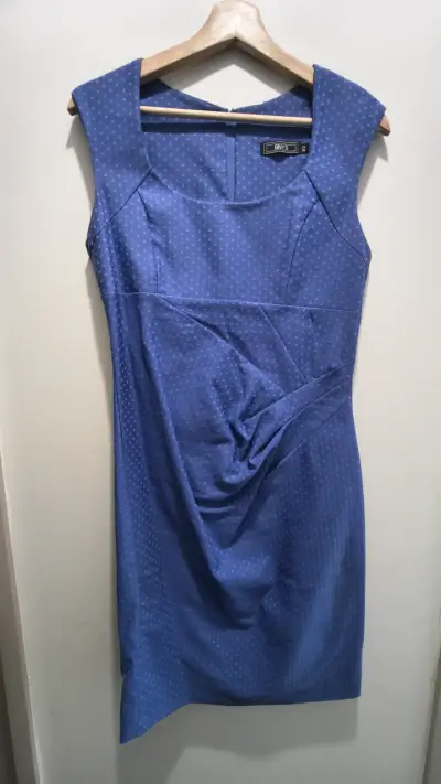 Vestido azul marca BNY'S talla 42 - miniatura 2