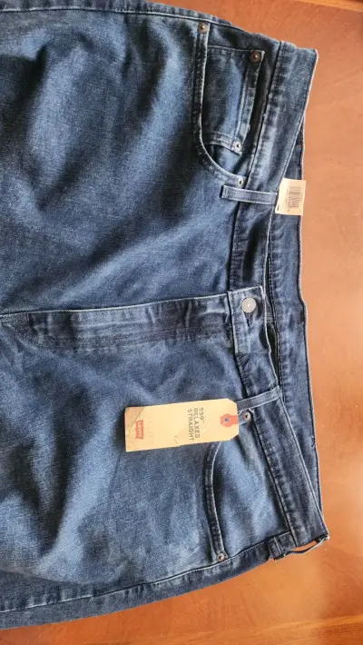 Jeans azul oscuro para hombre - miniatura 4