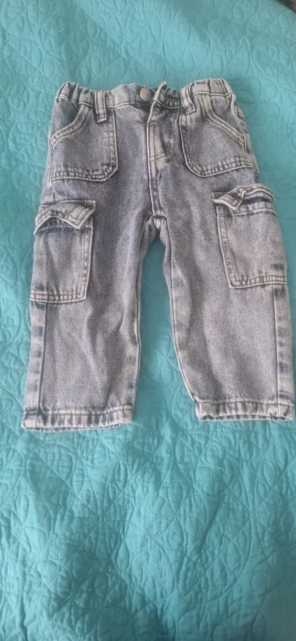 Pantalones de niño color gris - 3