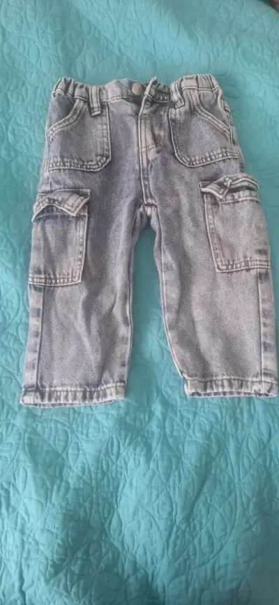 Pantalones de niño color gris - miniatura 3