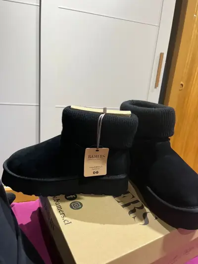 Botas negras de invierno Bamers - miniatura 1