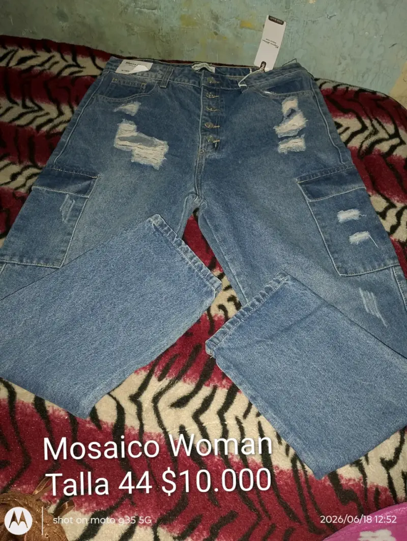 Jeans grises rotos Shein XS - 4