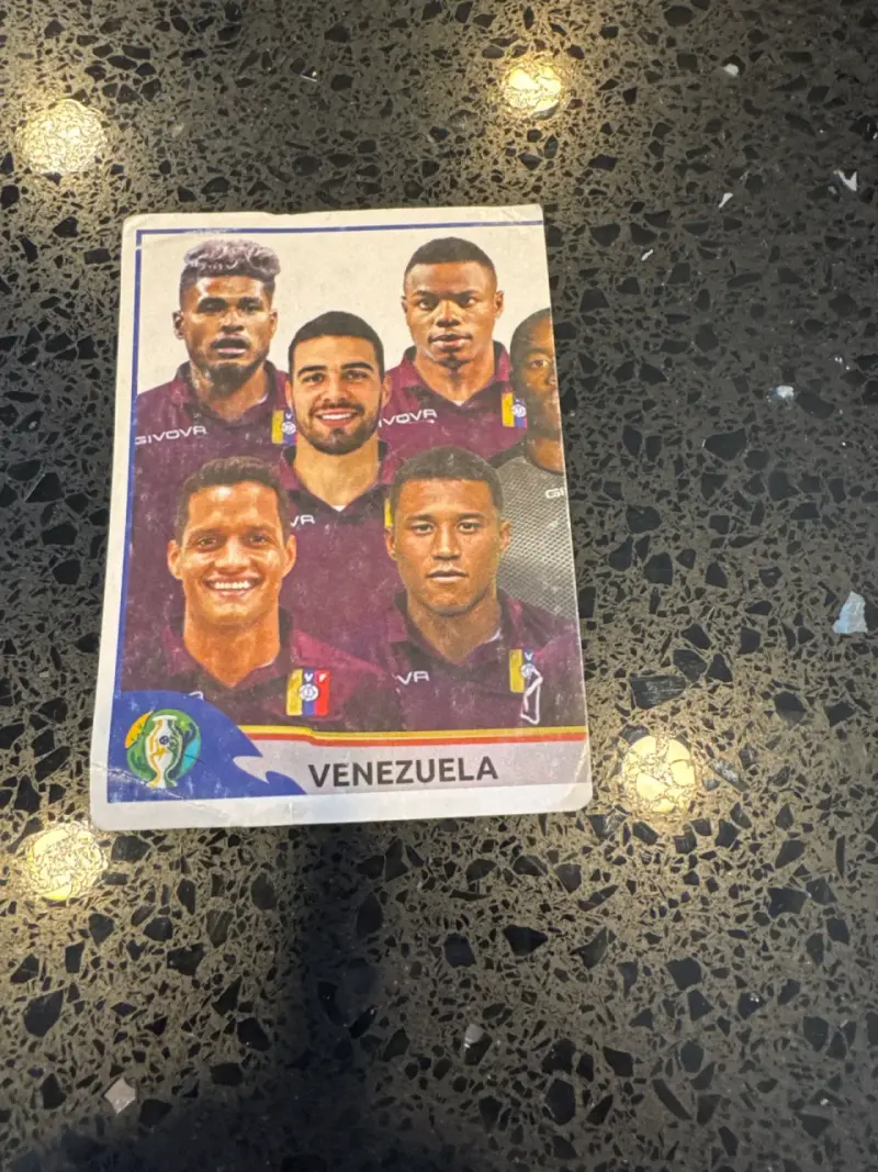 Lámina de fútbol Venezuela - 3
