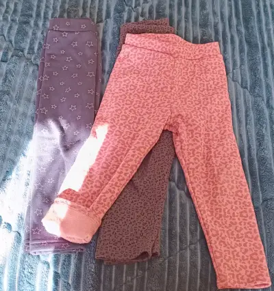 Set de leggings estampados para niñas talla 4 - miniatura 1