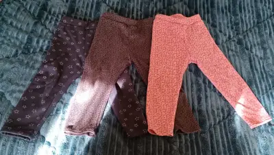 Set de leggings estampados para niñas talla 4 - miniatura 2