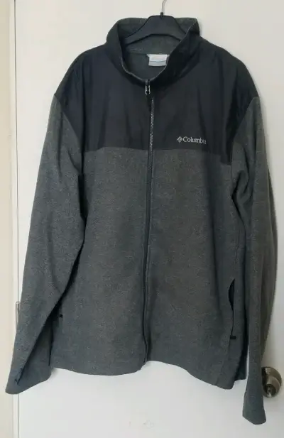 Chaqueta Columbia gris y negra para hombre - miniatura 1