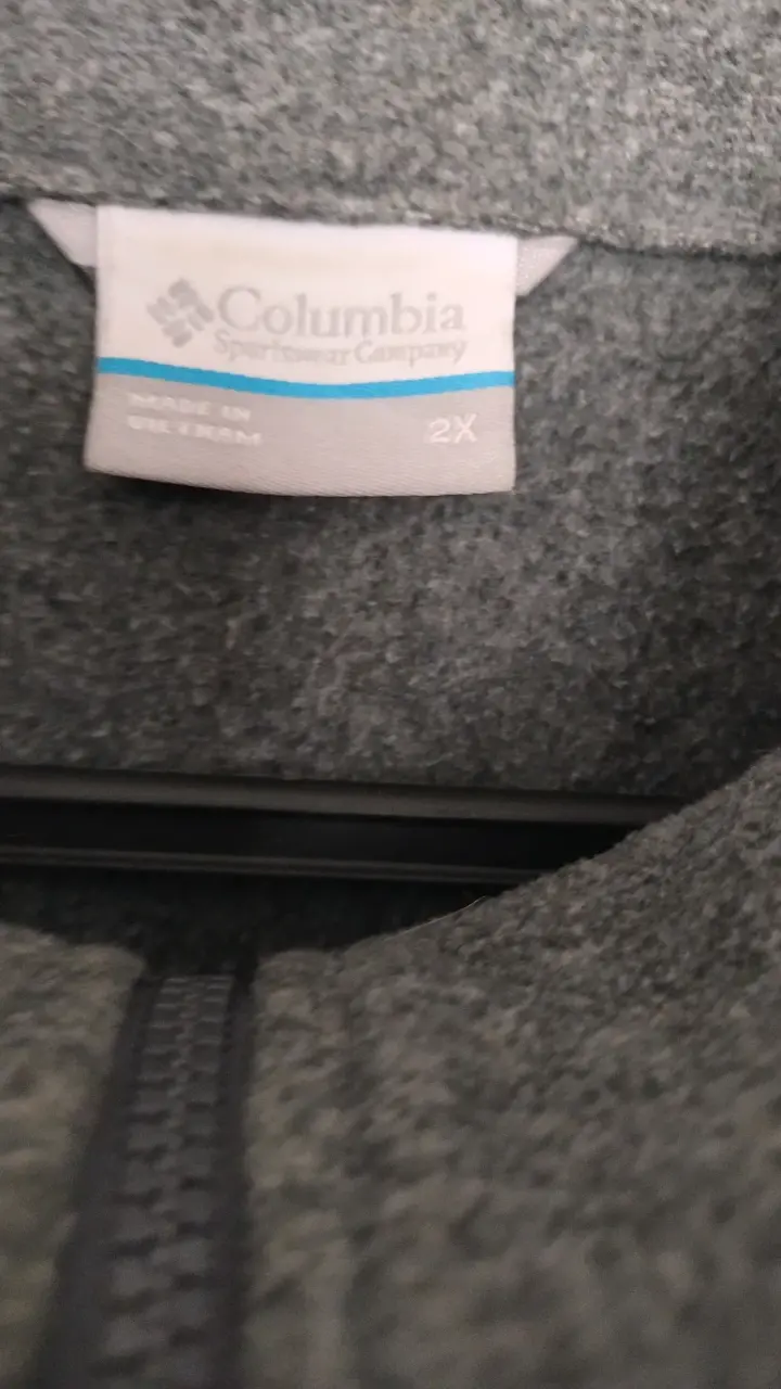 Chaqueta Columbia gris y negra para hombre - 2