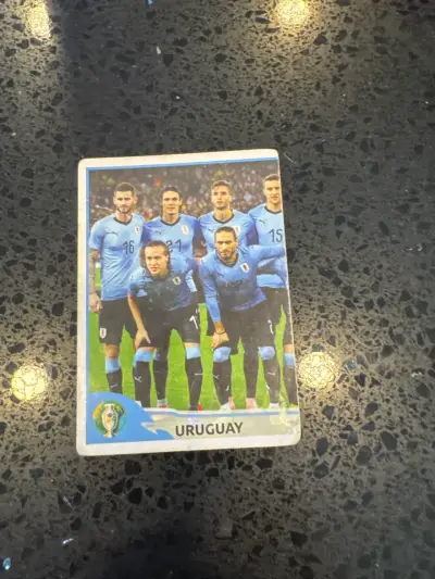 Lámina de fútbol Uruguay Copa América - miniatura 1