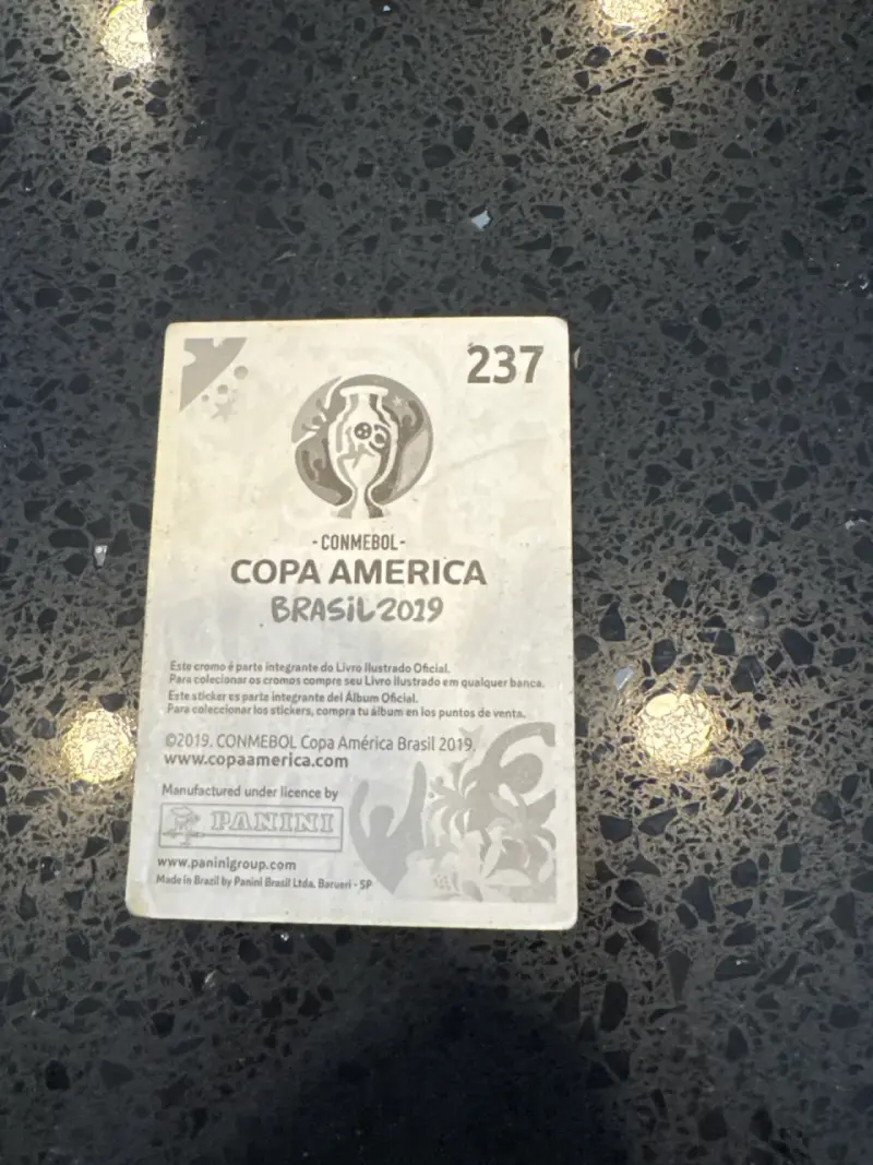 Lámina de fútbol Uruguay Copa América - 2