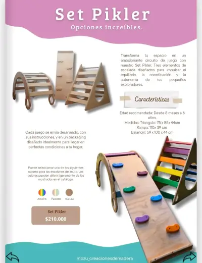 Juego Montessori de madera - miniatura 5