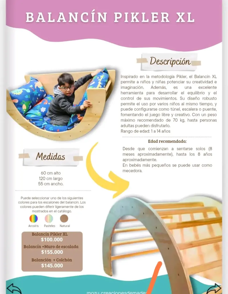 Juego Montessori de madera - 6