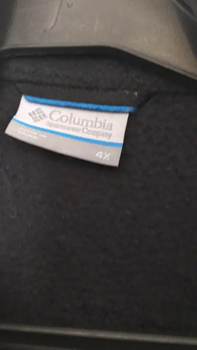 Chaleco polar Columbia negro sin mangas - miniatura 2
