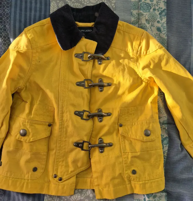Chaqueta amarilla Ralph Lauren con cierres - 2