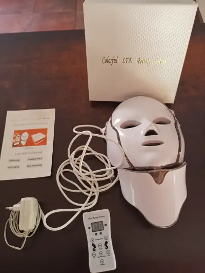 Máscara LED Facial y Cuello – Colorful LED Beauty - miniatura 1