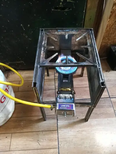 Cocina industrial a gas con quemador - miniatura 1