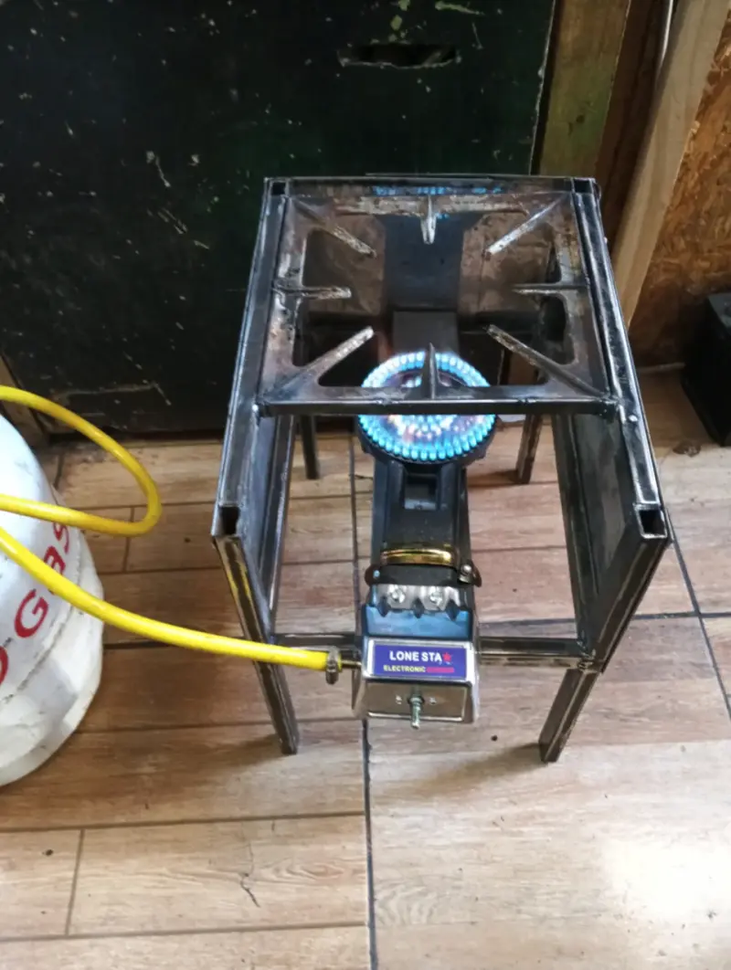 Cocina industrial a gas con quemador - 2