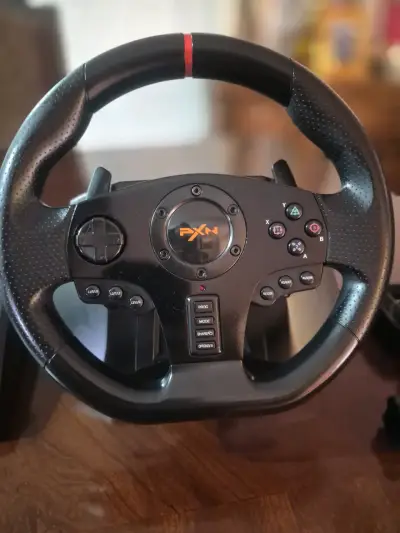Volante de carreras PXN V900 con pedales - miniatura 3