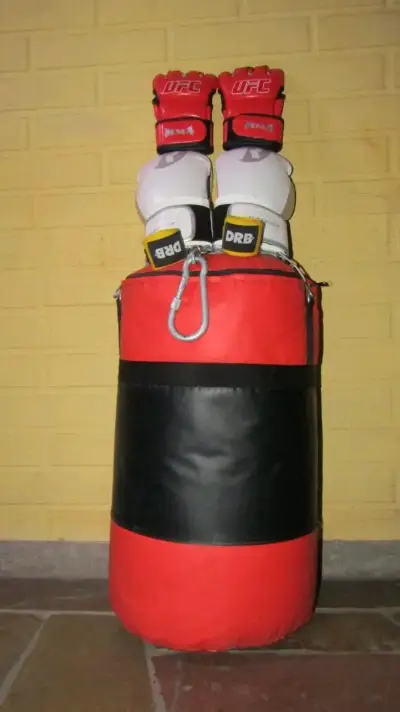 Saco de boxeo con guantes Ufc - miniatura 1